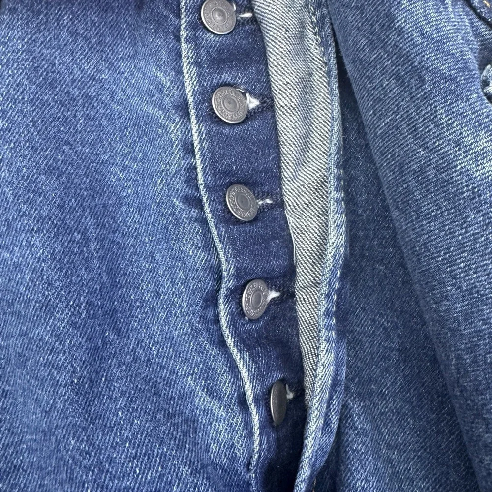 Levi's 501 Jeans Men's 54x29‎ Blue Med Wash Classic Straight Button Fly Big Tall